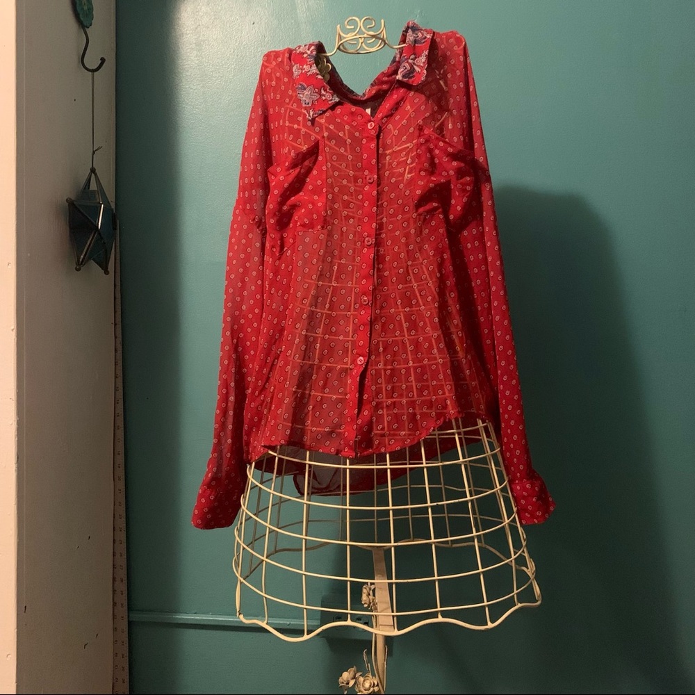 Free People Botton Up Shirt